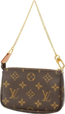 Louis Vuitton Brown Pouch (Pre-Owned)