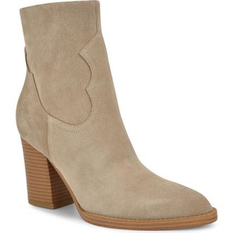 Nine West Taytay Pointed Toe Bootie in Tau01 at Nordstrom Rack, Size 7.5