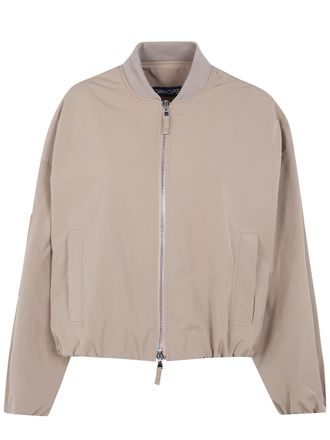 DRHOPE Nylon Bomber Jacket