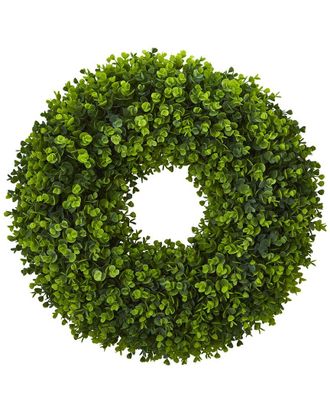 Nearly Natural 25In Eucalyptus Artificial Wreath