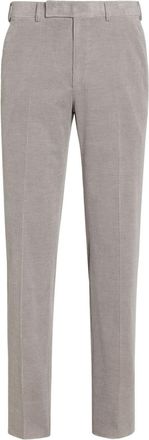 Ermenegildo Zegna classic tailored trousers - men - Cashmere/Cotton/Elastane - 52 - Neutrals