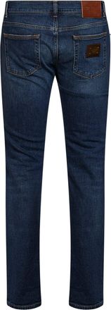 Dolce & Gabbana Mens Jeans Skinny Blue Denim Cotton