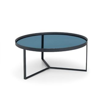 Julian Bowen Loft Coffee Table 90cm Smoked Glass - Julian Bowen | TJ Hughes