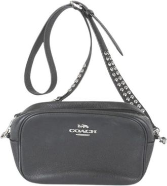 Coach Pre-owned Schoudertas - Dames - Vintage Schoudertas - Zwart - ONE Size - Leer - Vintage