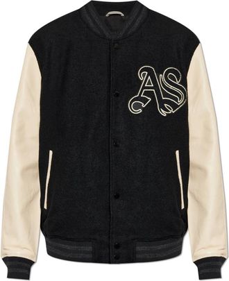 AllSaints Holloway Bomberjack - Heren - Bomber jackets - Zwart - M - Katoen - Jassen