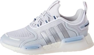 adidas Originals adidas Womens NMD V3 Lace Up Sneakers Shoes Casual - Off White, Solid Grey/Silver Metallic/Crystal White, 10.5