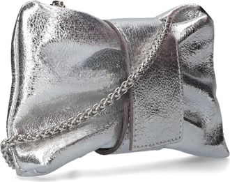 Notre-V Tassen, Dames, Grijs, ONE Size, Silver Bowi Schoudertas