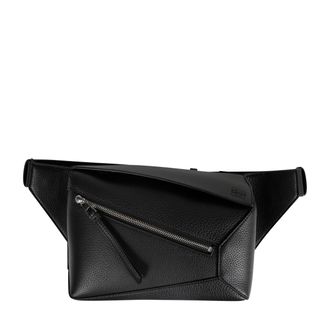 Loewe Small Puzzle Bumbag in Grained Calfskin