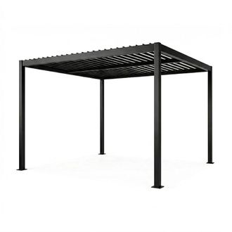 Concept Usine Lamas ajustables de p&eacute;rgola bioclim&aacute;ticas de aluminio y acero 3x3m