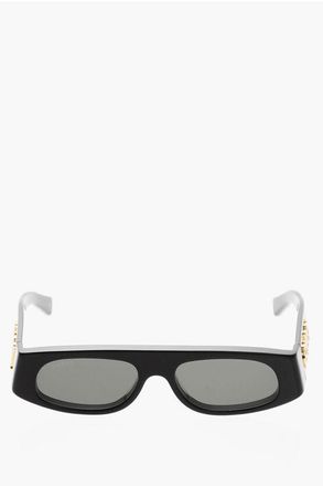 Gucci Oval Sunglasses with Embossed Maxi Logo size Unica