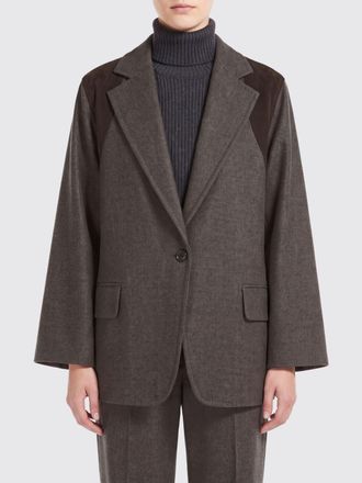 Max Mara Jacket Woman color Brown