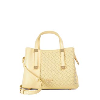 Dune London Womens Accessories Dinkydorry - Textured Tote Bag - Yellow - One Size