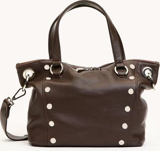 Hammitt Hammitt Daniel Espresso Pebble Silver Med