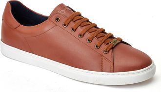 Base London Tucker Leer Heren Burnt Tan Trainers