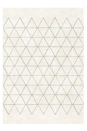 AFK Living Alfombra de dise&ntilde;o de pelo corto 140 x 200 cm