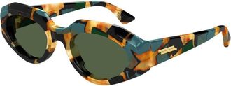 Bottega Veneta Bv 1392S 001 Zonnebrillen - Dames - Zonnebrillen - Veelkleurig - 52 MM - Accessoires
