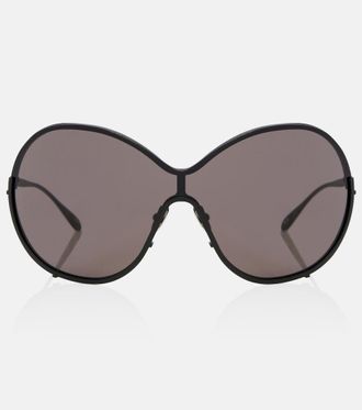 Alaia Ala&iuml;a Occhiali da sole oversize con logo