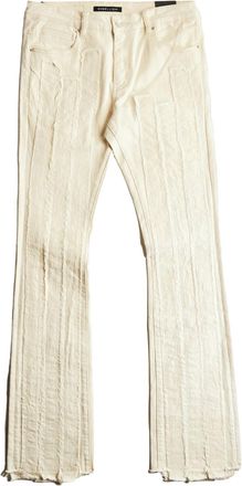 Embellish Womens Ursus Regular-Fit Jeans In Off White