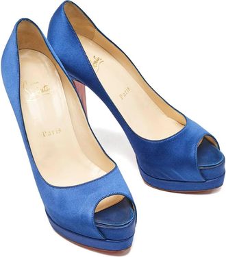 Christian Louboutin Pumps Palais Royal 135mm - Blu