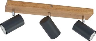 Lindby Foco maniva En Marr&oacute;n De Madera - Lindby