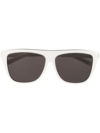 Saint Laurent Eyewear SL1 sunglasses - unisex - Acetate - 59 - White