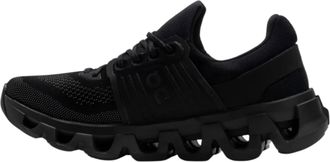 On Womens Cloudswift 4 AD Sneakers, Black/Rock, 4 UK