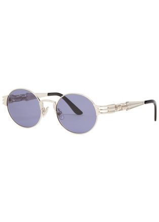 Jean Paul Gaultier Round-frame Sunglasses - Silver - One Size