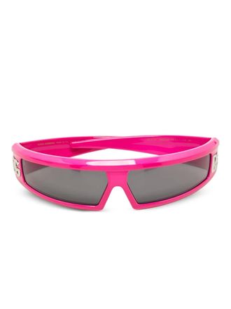 Dolce & Gabbana Shield logo sunglasses - Pink