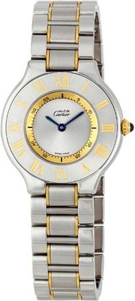 Cartier Pre-owned Cartier Must 21 Grey Dial Mens Watch W10072R6