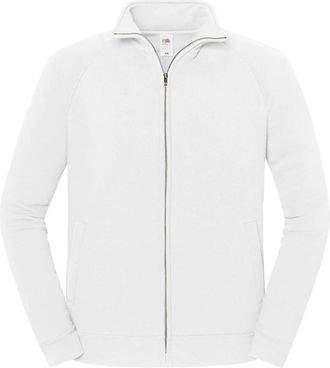 Fruit Of The Loom Fruit of the Loom Unisex Volwassen Iconic Premium Sweaterjack (Wit)