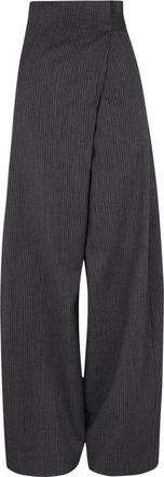 Cortana Destino Wijde Broek - Dames - Wijde Broeken - Blauw - XS - Wol - Broeken