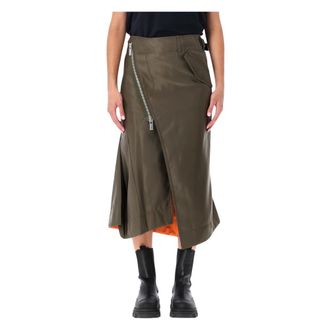 sacai Donna, Gonne, Verde, L, new