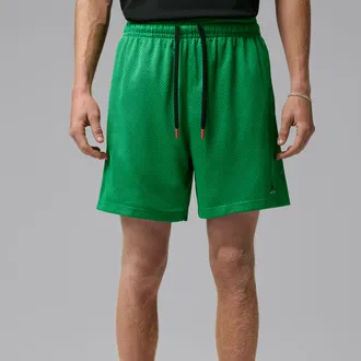 Nike Jordan Mens Jordan Brooklyn Mesh Shorts in Green | IR1419-310