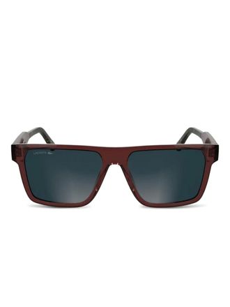 Lacoste square-frame sunglasses - Red