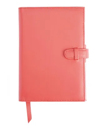 Royce Leather Monogrammed Leather Executive Journal with Rollerball Pen