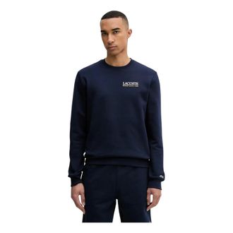 Lacoste Heren, Sweatshirts & Hoodies, Blauw, Maat: S Fleece