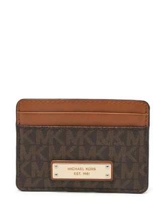 Michael Kors leather card holder - Brown