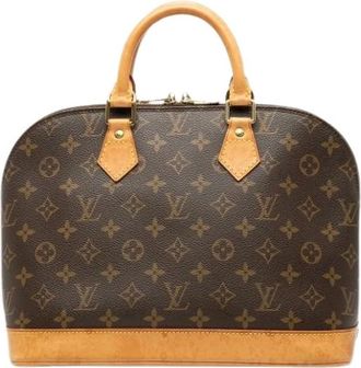 Louis Vuitton Pre-owned Handbags, female, Brown, Size: ONE SIZE Pre-owned Fabric Handbag