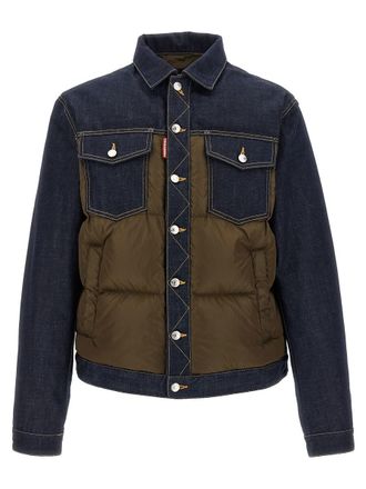 Dsquared2 Hybrid Puffer-Jeans Jacket