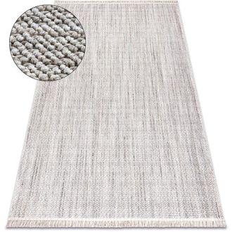 RugsX Rugsx - Alfombra Nano Fh93a Melange, Bucle, Tejido Plano Gris Beige 120x170 Cm