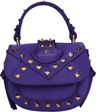 La Carrie Mini Thunder Zijde Tas - Dames - Handtassen - Blauw - ONE Size - Tassen