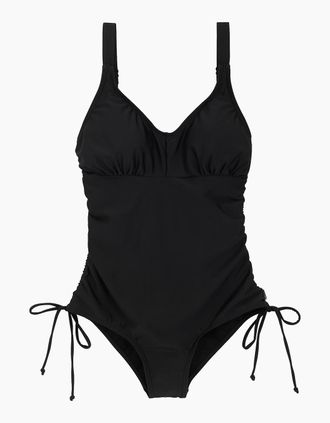 Regatta Womens Regatta Womens/Ladies Alinae Plain One Piece Swimsuit - Black - Size: 10 uk