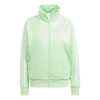 adidas (WMNS) adidas Adicolor Classics Loose Firebird Track Jacket Asia Sizing Neon Green IP0614