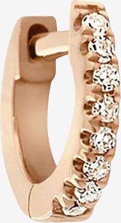 Vanrycke Einzelne Roségold- und Diamantcreole Mini Piercing Officiel XXS
