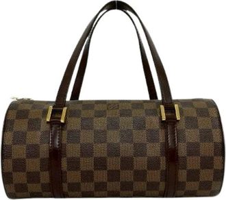Louis Vuitton Pre-owned Handbags, female, Brown, Size: ONE SIZE Pre-owned Papillon 26 Damier Handbag