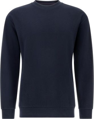 Boggi Milano Hoodies & sweatvesten, Heren, Blauw, L, Katoen, B Tech B Ronde Hals Katoenmix Sweatshirt