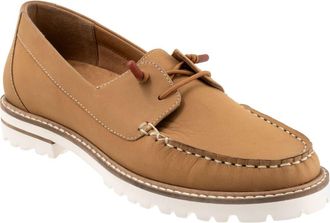 Trotters Farah Boat Shoe in Tan Nubuck at Nordstrom, Size 10.5
