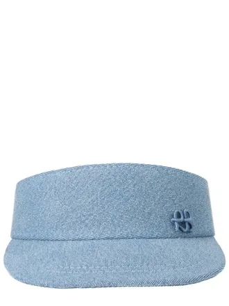 Ruslan Baginskiy Blue Solid Open Crown Hat