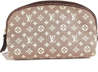 Louis Vuitton Red Color Sepia Monogram Idylle Pouch (Pre-Owned)
