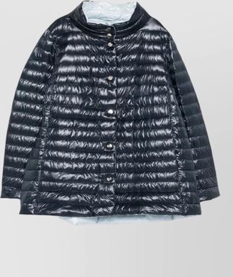 Herno down single-breasted coat